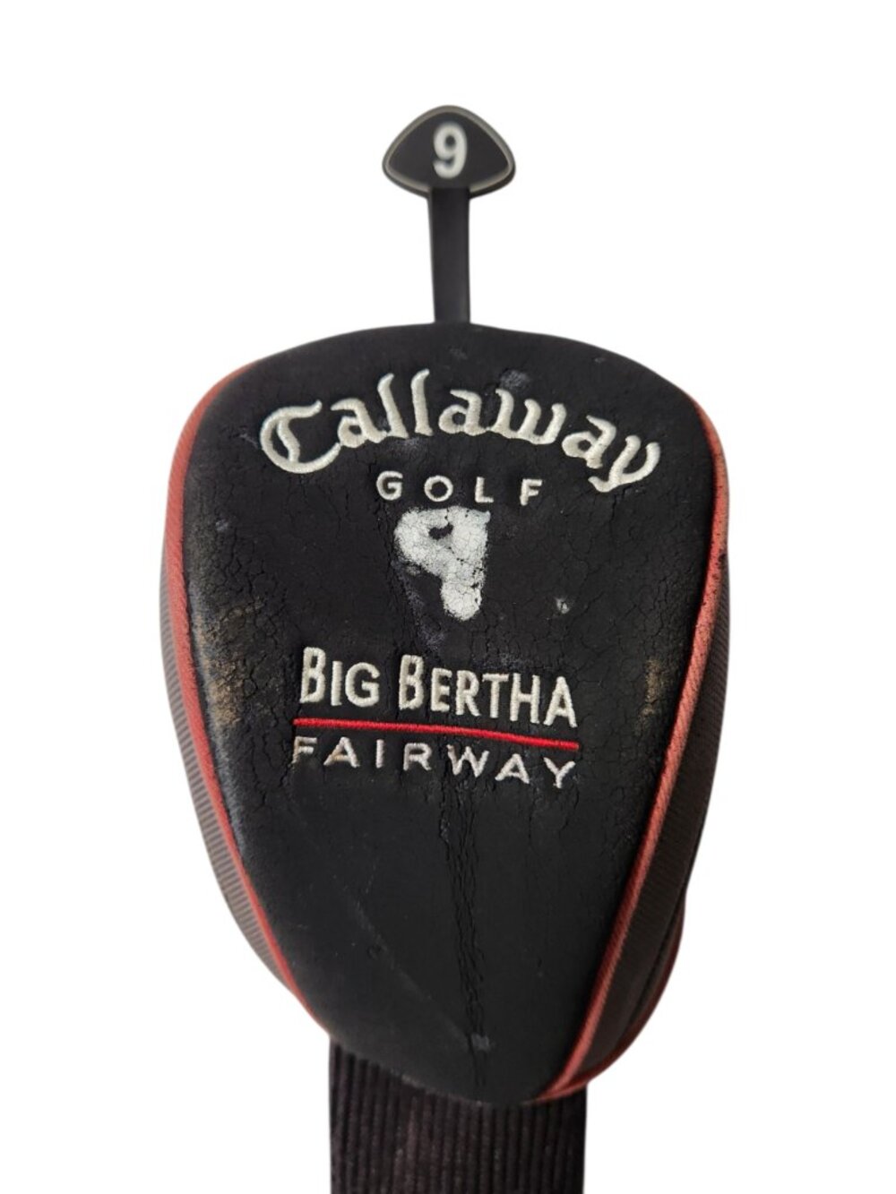 Callaway Golf Big Bertha Fairway 9-Wood Headcover Head Cover Black Gray